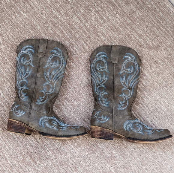 Roper Shoes Roper Riley Womens Western Boot Brown Size 9 Poshmark